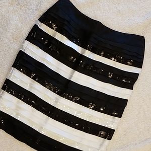 White house black market sequin skirt